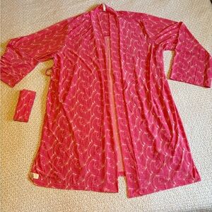 Simply Southern Pink Tie-waist Robe